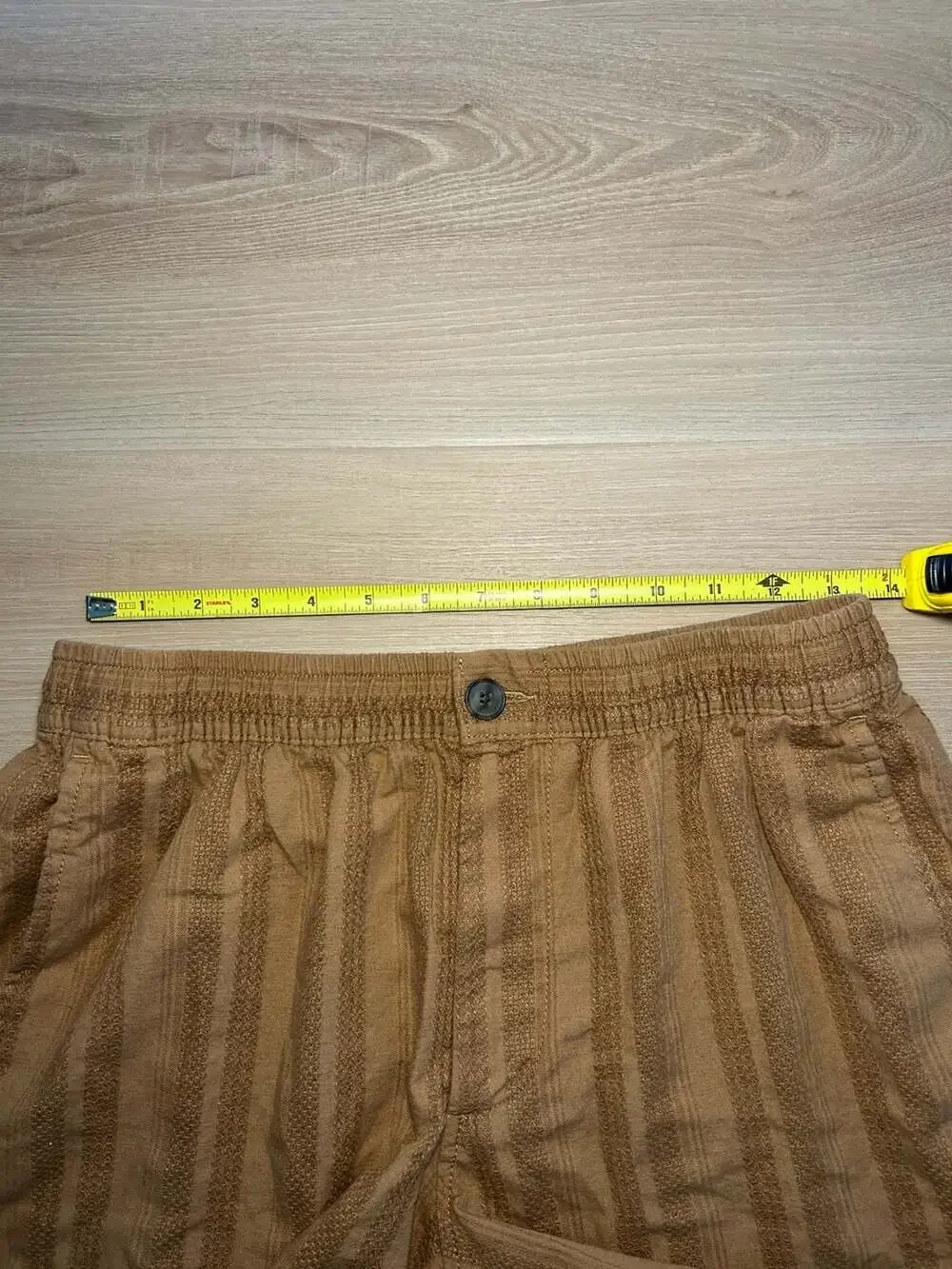 Goodfellow & Co Men's Textured Striped Elastic Waist Shorts
